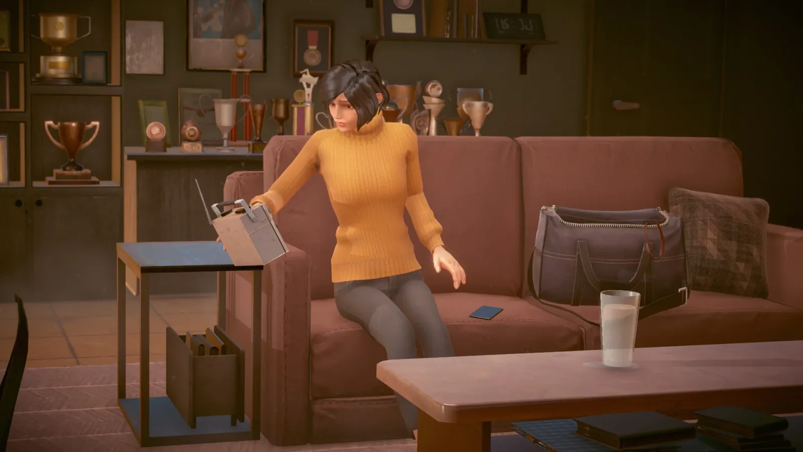 Official gameplay screenshot from A Memoir Blue.