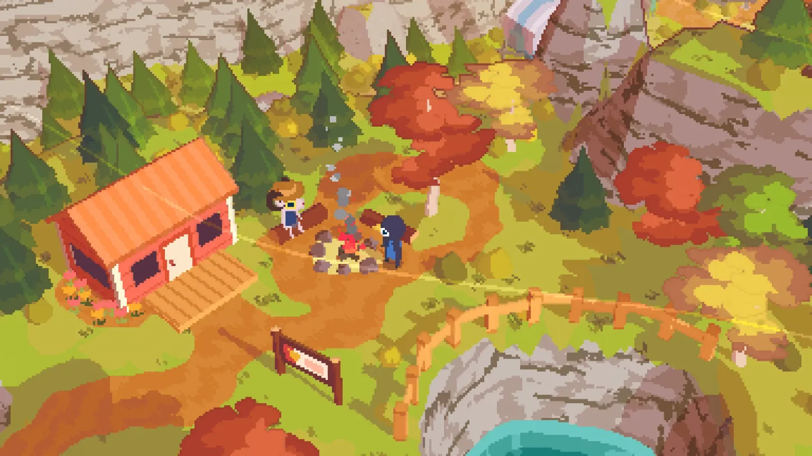 Official gameplay screenshot from A Short Hike.