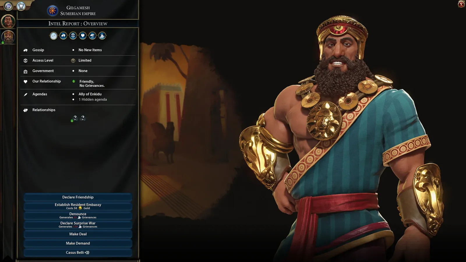 Official gameplay screenshot from Sid Meier's Civilization VI.