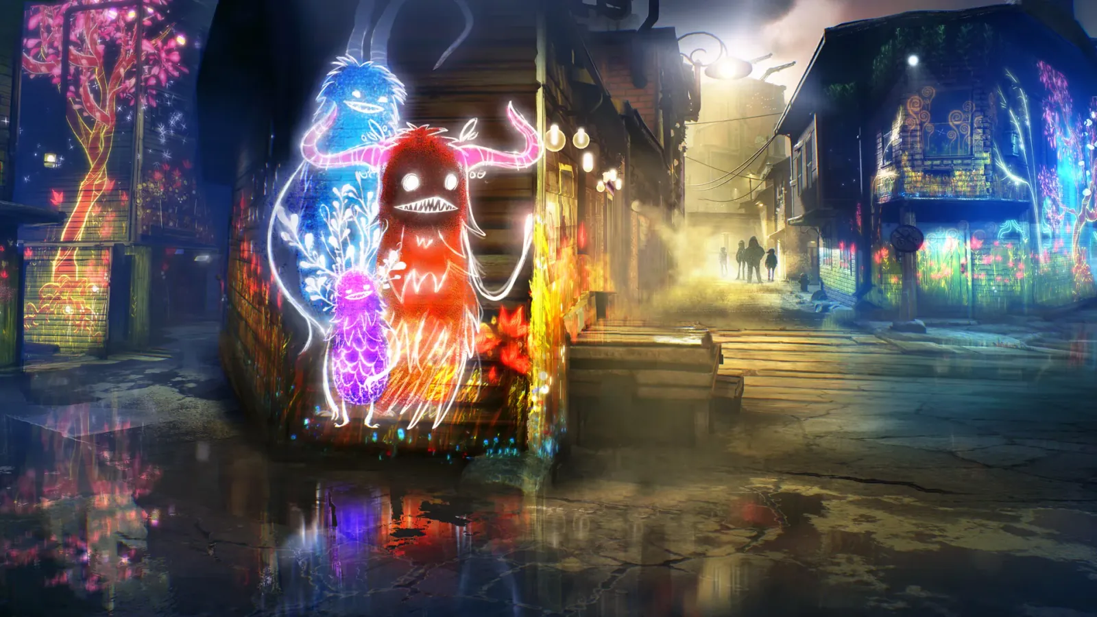 Official gameplay screenshot from Concrete Genie.