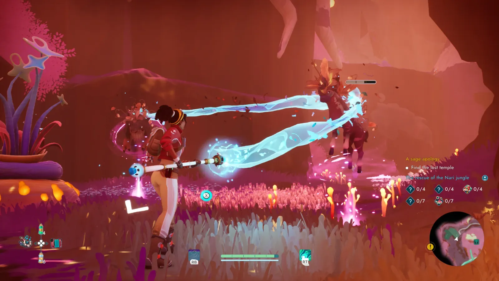 Official gameplay screenshot from Creatures of Ava.