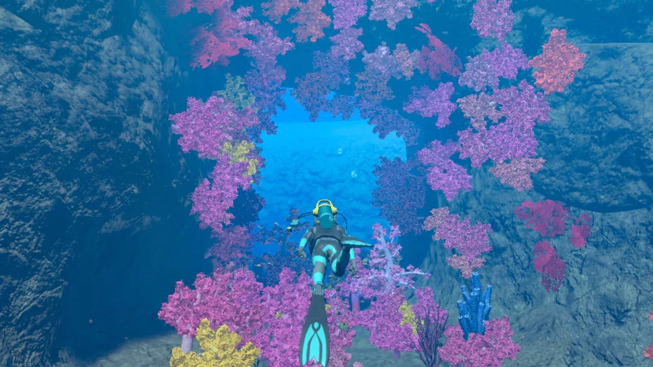 Official gameplay screenshot from Endless Ocean Luminous.