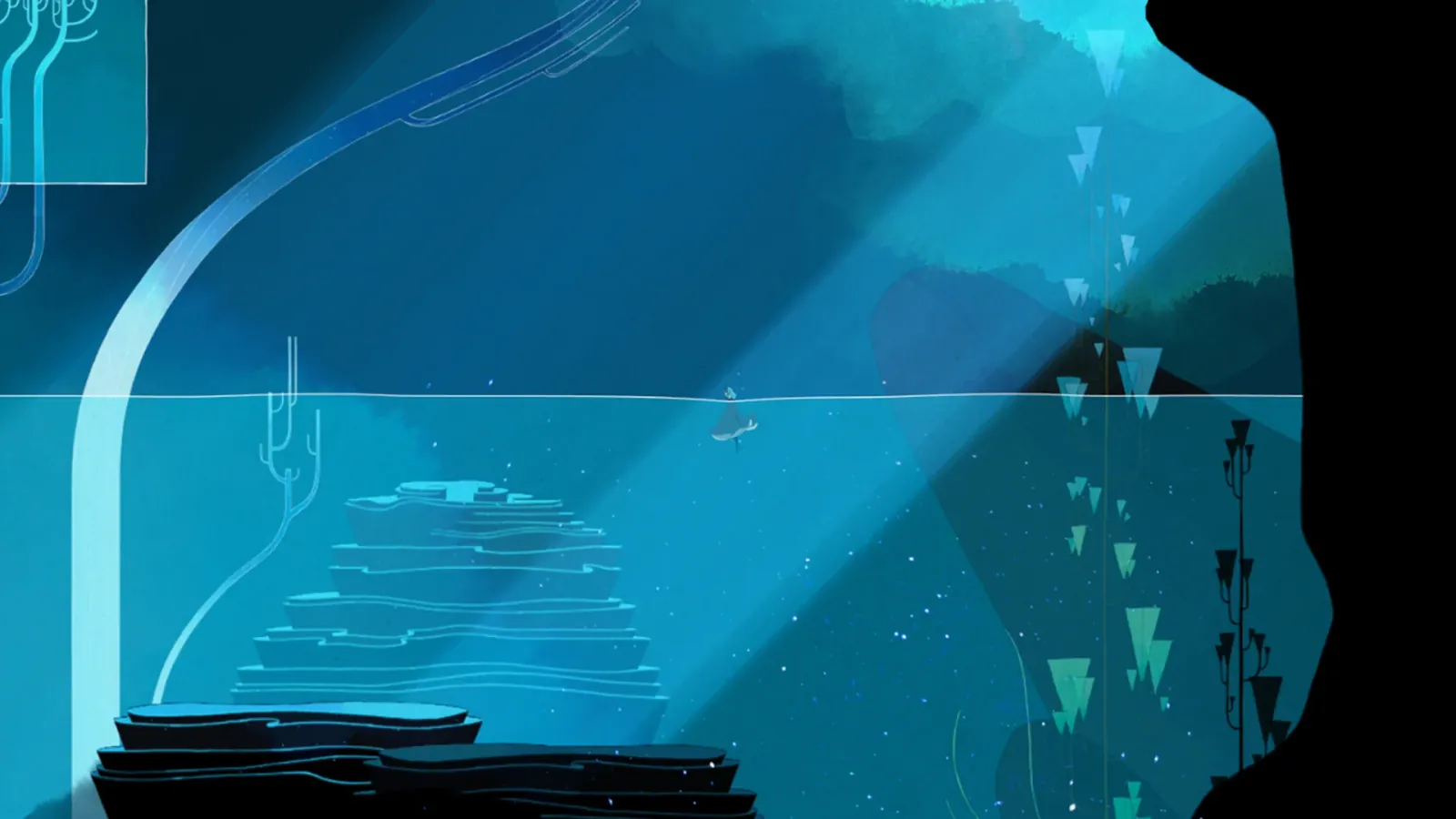 Official gameplay screenshot from GRIS.