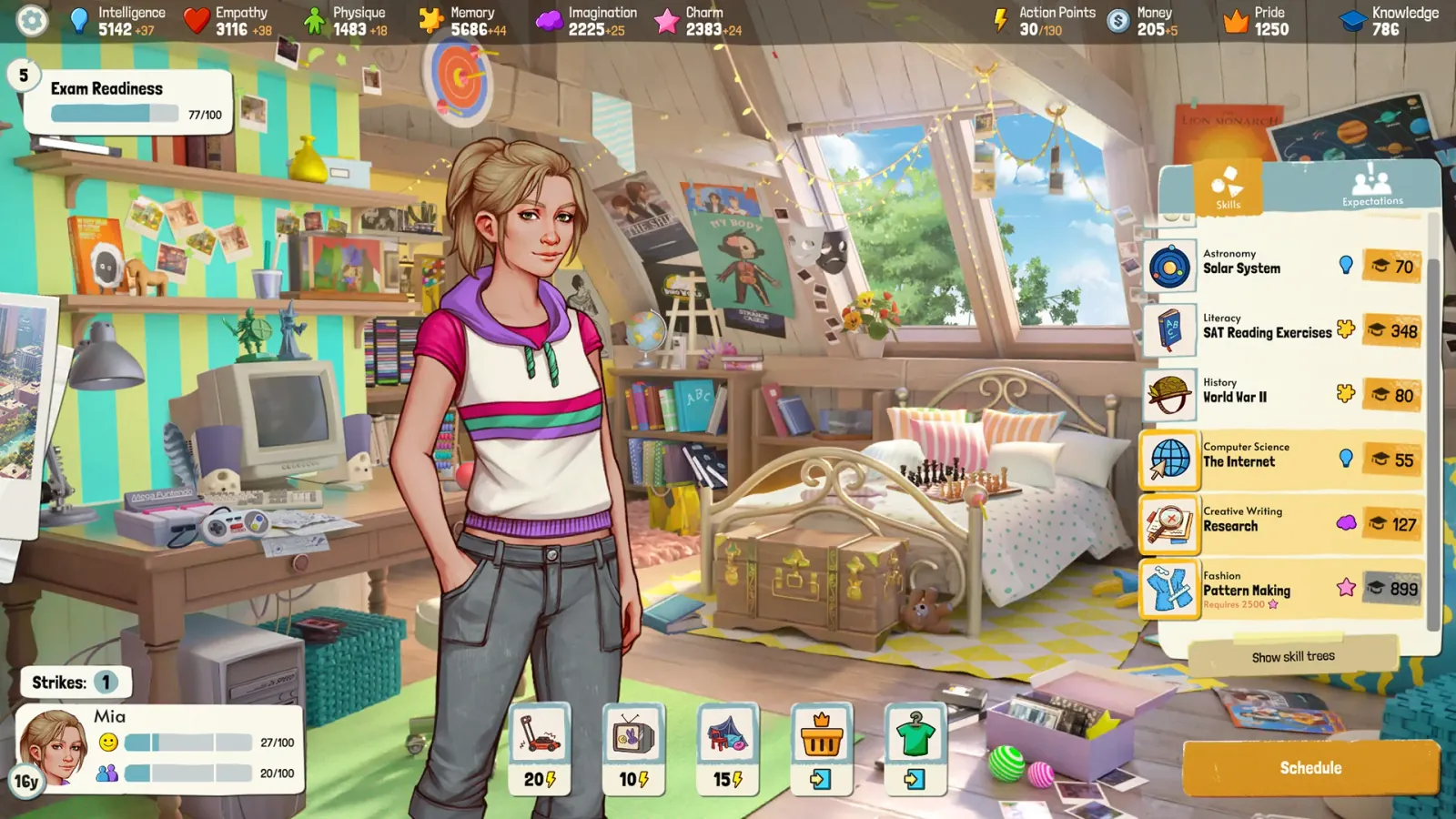 Official gameplay screenshot from Growing Up.