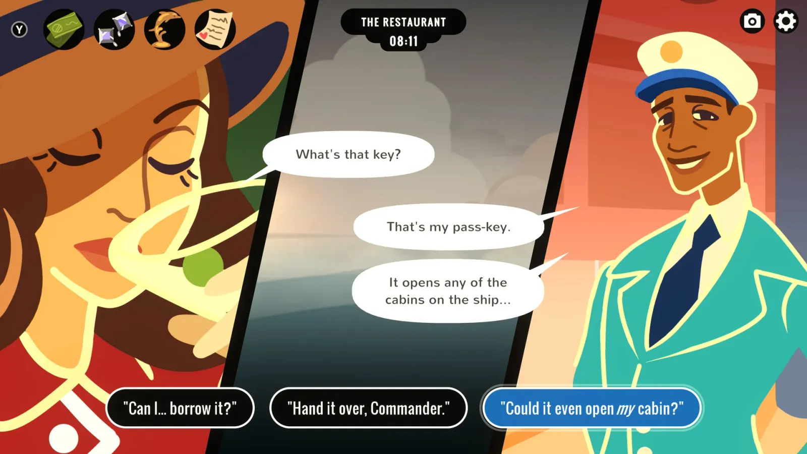 Official gameplay screenshot from Overboard!.