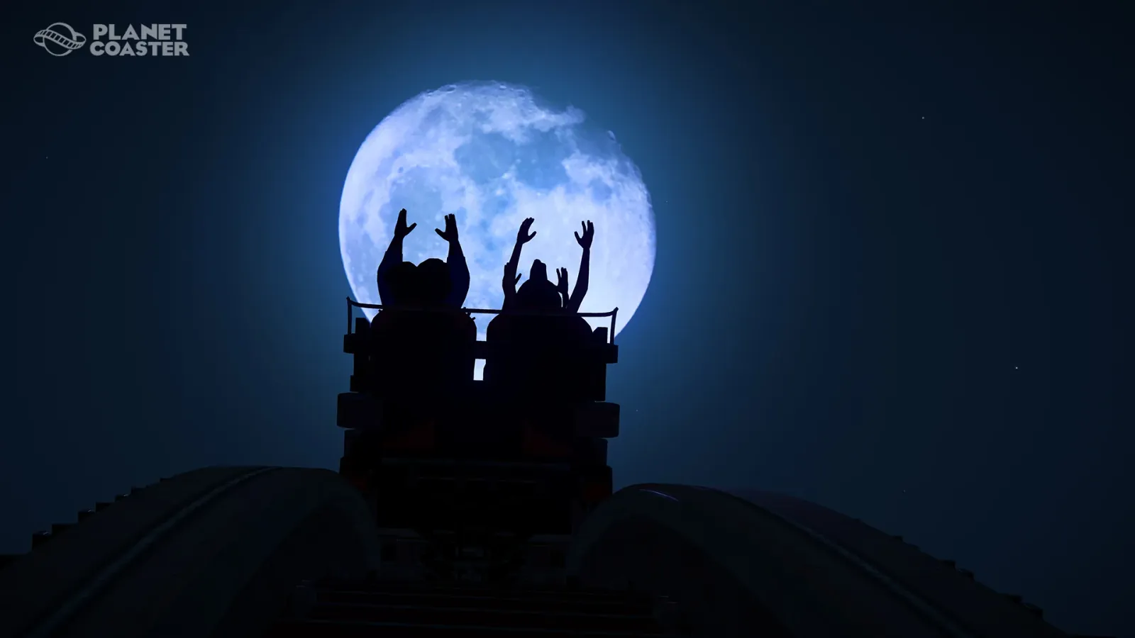 Official gameplay screenshot from Planet Coaster.