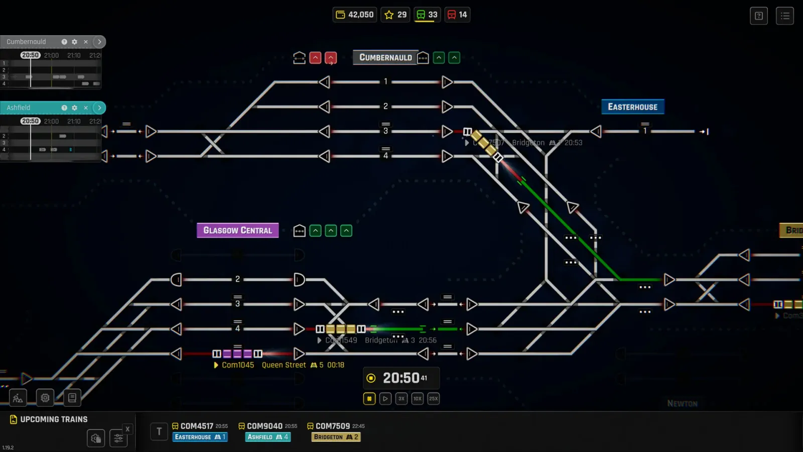 Official gameplay screenshot from Rail Route.