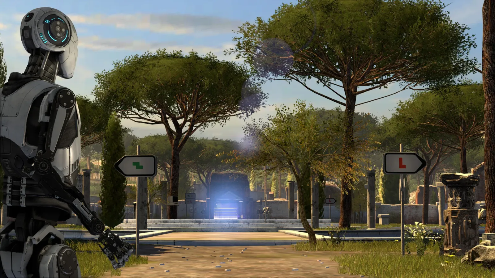 Official gameplay screenshot from The Talos Principle.