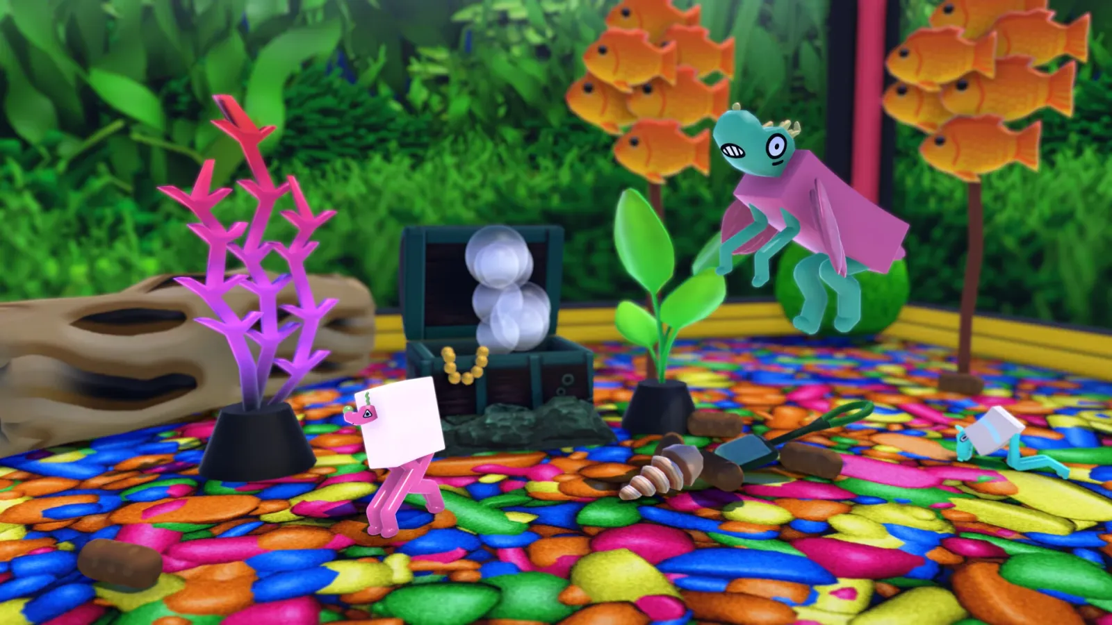 Official gameplay screenshot from Wobbledogs.